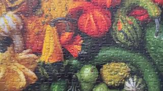 Colourful Gourds  1000 Piece Puzzle Timelapse [upl. by Victorine438]