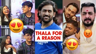 Disgusting Behaviour by this Streamer🤬 Triggered Insaan GF Revealed MSD on ‘Thala for a Reason’ [upl. by Htezil]