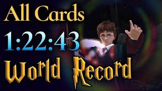 Harry Potter and the Prisoner of Azkaban All Wizard Cards Speedrun World Record  12243 [upl. by Ladd]