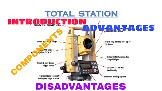 Total Station  Total Station Survey  what is total station [upl. by Kirad]