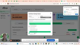 Solicitudes en tiempo fuera desde perfil empleado🙂 [upl. by Latham]