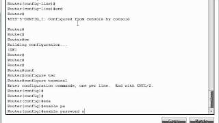 Setting the Virtual Terminal Telnet Password [upl. by Dnaltroc]