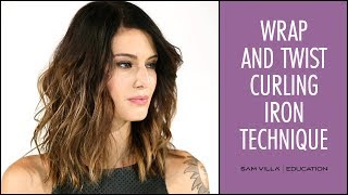 Perfect Beach Waves Hair Tutorial  Wrap and Twist Technique [upl. by Lemire908]