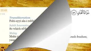 Surah ar rahman full recitation by ustaz nafis yaakob with text translation surah pilihan [upl. by Elleon73]