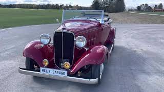 Chevrolet Master Convertible 1933 Såld  Sold [upl. by Orofselet]