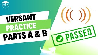 ✅ Are you preparing to pass the Versant test Get ready with this practice for Parts AampB [upl. by Naus]