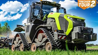 Erste Fahrt mit dem CLAAS XERION 12650 Das ist neu beim 650 PSSchlepper  Treckertour 2 Tag 6 [upl. by Arathorn]