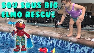 Save Elmo he fell into the pool [upl. by Schilling]