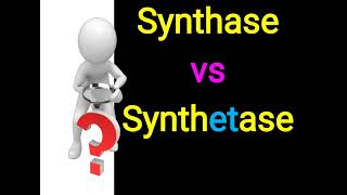 Synthase vs Synthetase [upl. by Eisus]