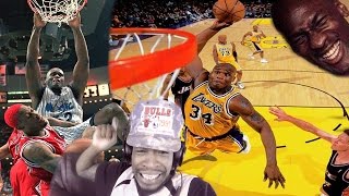 IS THAT SHAQ OR JORDAN SHAQUILLE ONEAL TOP 10 DUNKS amp PLAYS REACTION [upl. by Trainor59]