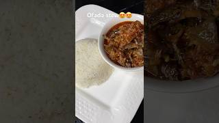 Ofada sauce and white rice 🔥🔥🔥😍😍food hildabacicookathon localcuisine ofadastew [upl. by Nica]