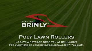 Brinly Poly Lawn Roller Features [upl. by Enida]