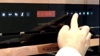 Kuppersbusch EDG65500 Steamer demonstration [upl. by Norok]