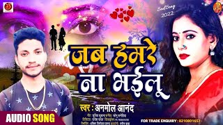 Bewafai Gana 2024 जब हमरे ना भ ईलु Anmol Aanand Bewafa Song Sad Song Bhojpuri Gam wala Gana new [upl. by Studley]