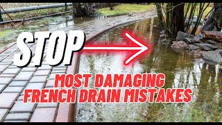 French Drains Built Right  Yard Drainage  Drainage Systems [upl. by Nifares]