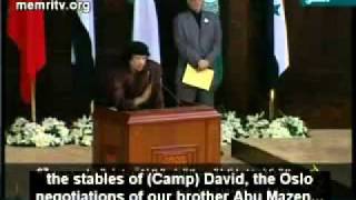 Gaddafi Speech at Arab League Meeting March 2008  We all distrust each other [upl. by Keyek616]