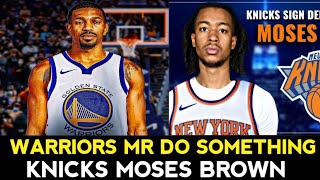 DeAnthony Melton MR DO SOMETHING Moses Brown NASA KNICKS na [upl. by Ylurt339]