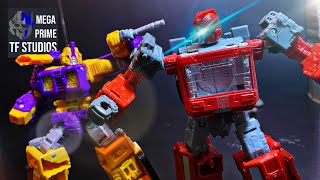 Impactor VS Ironhide  Transformers StopMotion [upl. by Anaidiriv]