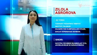 IQTIDORLI yoshlar bilan tanishing Zilola ASROROVA [upl. by Aruabea]