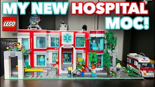 My NEW 2022 LEGO Hospital How I Built It [upl. by Neelak]