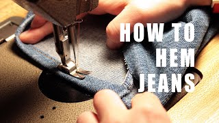 How to Hem Jeans and Other Pants [upl. by Ordway228]