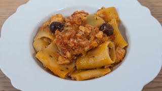 Pasta con il baccalà questa è la pasta più semplice e deliziosa che abbia mai mangiato [upl. by Nylitsirk]