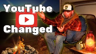 THIS IS NOT GOOD YouTube Is Changing  Truck Camper Camping Video [upl. by Skinner605]