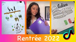 PAGES DE GARDE RENTRÉE 2022  COMPILATION TIKTOK andreadrw [upl. by Halden]