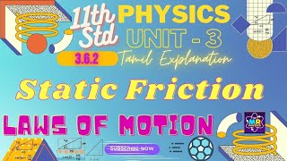 Static Friction  Friction  Law of Motion  11thphysics physicsconcept friction [upl. by Eelannej]