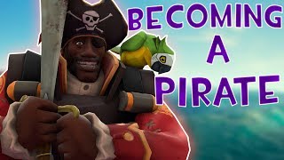 Trying To Become The REAL PIrate Demoman SoT [upl. by Nortna418]