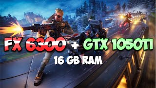 amd fx 6300 gtx 1050 ti fortnite  1080 p  best settings  performance mode  season 1 chapter 5 [upl. by Aneeuq]