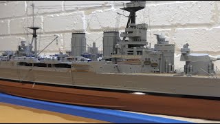 Trumpeter 1200 Scale HMS Hood [upl. by Abihsot]