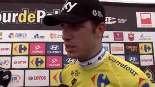 Interview with Danny Van Poppel after II stage [upl. by Eenat1]