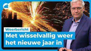 Weerbericht oudejaarsdag brengt wisselvallig weer [upl. by Naivad]