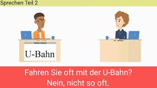 Goethe Zertifikat A1 Sprechen Teil 1 2 und 3 Prüfung  Start Deutsch A1  Vid  197 [upl. by Lemmie]