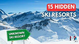 Top 15 Best Hidden Ski Resorts in Europe [upl. by Limoli]