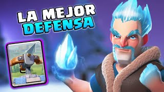 El Mazo con Ballesta de KARNAGE Mago de Hielo  Tornado  Tesla  DEFENSA ABSOLUTA  Clash Royale [upl. by Mahalia]