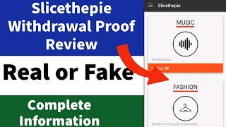 Slicethepie Real or Fake  Payment Proof  Withdrawal Process  Complete Details [upl. by Siderf783]