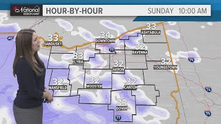 Cleveland weather forecast Light snow on Sunday [upl. by Lukasz]