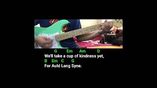 Auld Lang Syne Traditional Scottish Song guitar chords and lyrics scottish auldlangsyne [upl. by Hubert]