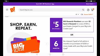 Comenity Big Lots Credit Card Login ⏬👇 [upl. by Aneeres]