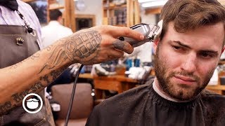 My First Haircut in 5 Months  South Austin Barber Shop [upl. by Asyal307]