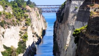 Corinth Canal Greece [upl. by Nywde]