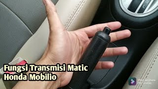 Transmisi Matic Mobilio  Fungsi Tuas Transmisi S dan L Matic WAJIB TAU [upl. by Annaihr951]