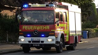 FEU G  Feuer in Werkstatt Einsatzfahrten Feuerwehr St Michaelisdonn Gudendorf und Marne [upl. by Pasco]