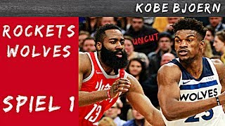 Rockets gegen Timberwolves Spiel 1 NBA Playoff Analyse  KobeBjoern uncut [upl. by Tien]