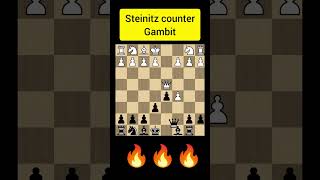 Steinitz countergambit chess youtubeshorts chessgrandmaster chesstalkbangla [upl. by Euf]