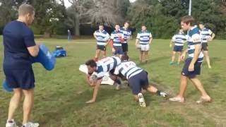 ERNZ  Ruck training at Auckland Rugby International Academy [upl. by Abramson]