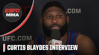 Curtis Blaydes on Tom Aspinall rematch I’m coming to his house to get his belt  ESPN MMA [upl. by Nyla]