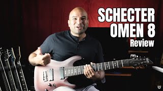 Schecter Omen 8 Walnut Satin  8 string guitar review [upl. by Coffeng211]